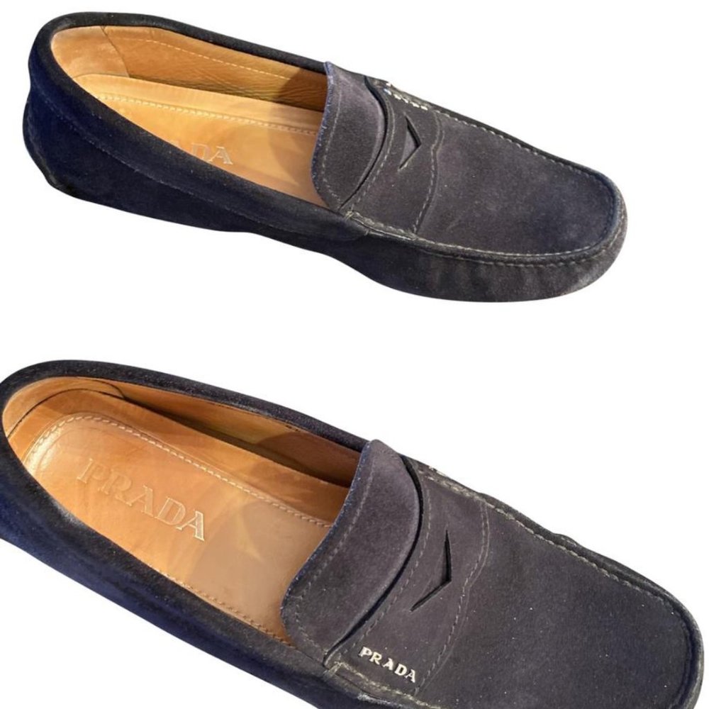Prada Suede Loafers